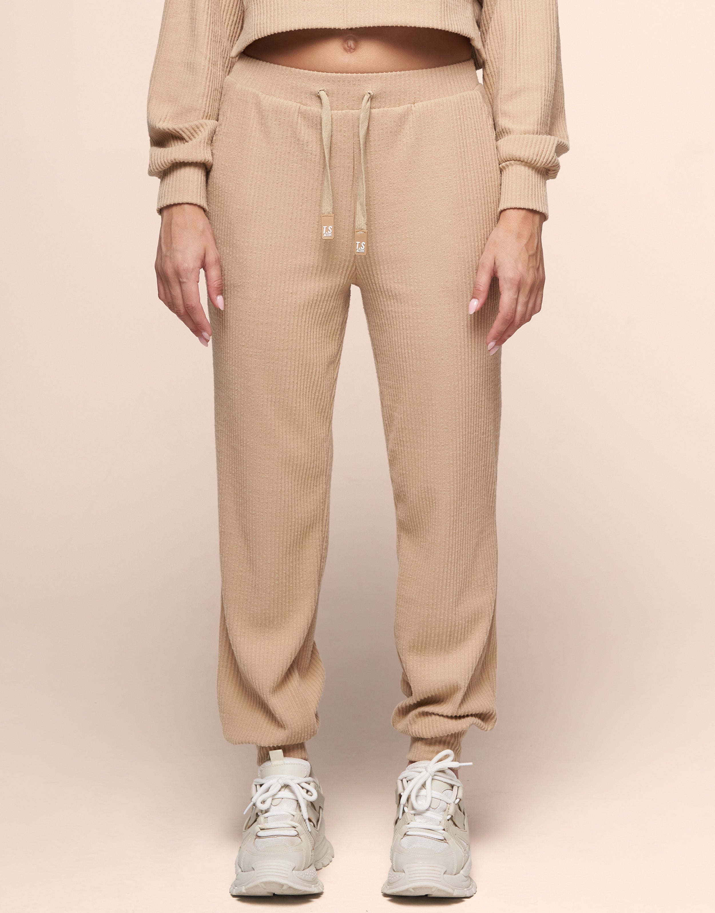 KNIT BROWN JOGGER