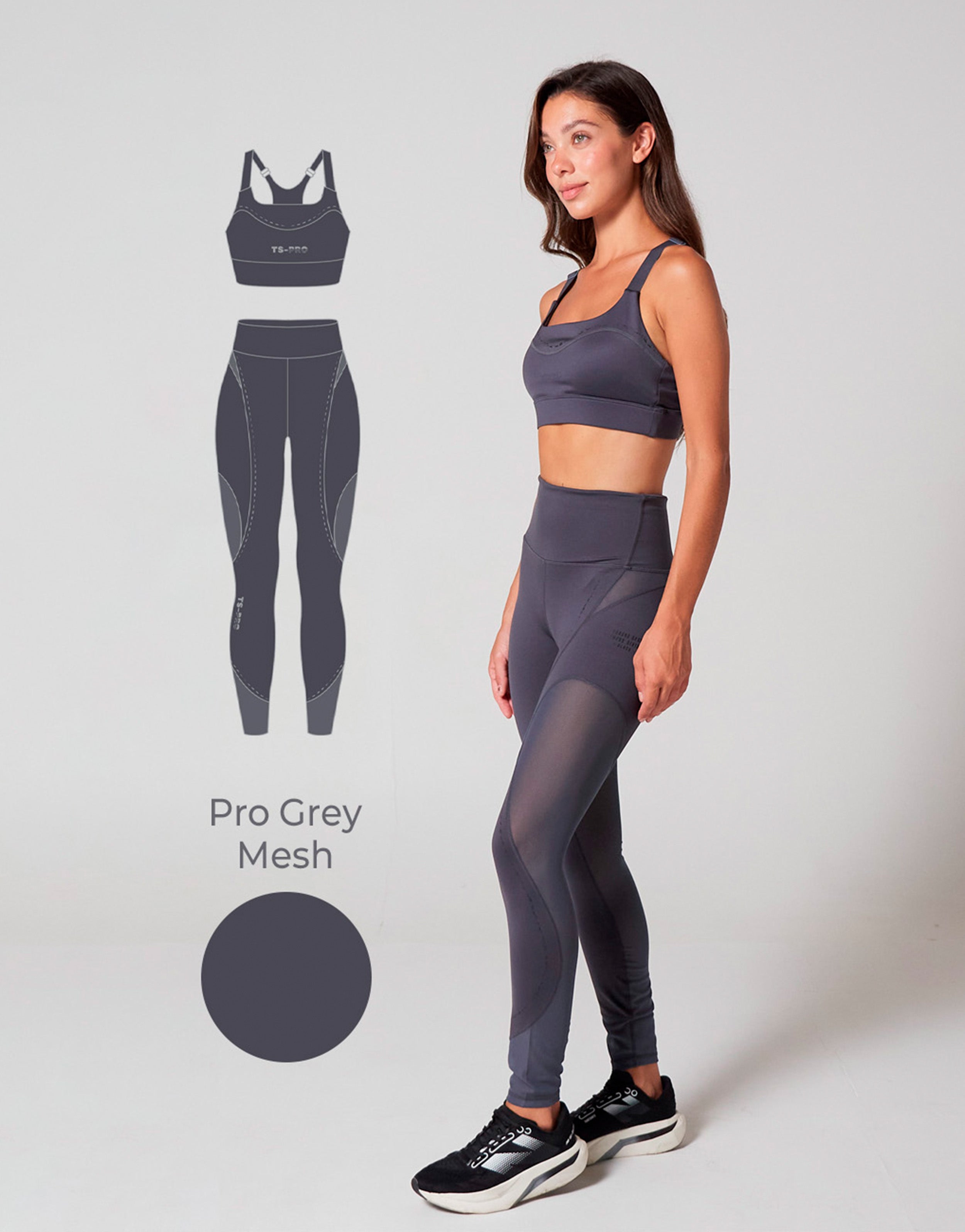 PRO GREY MESH TOP