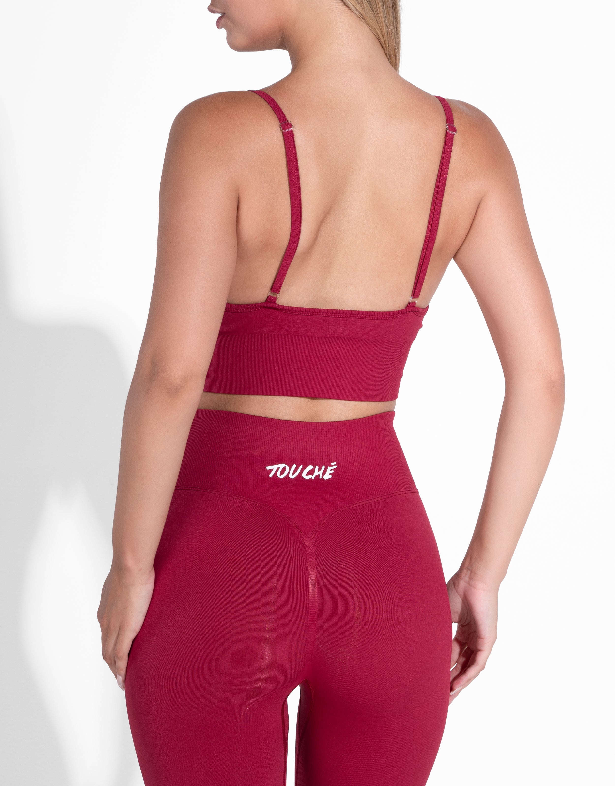 FLEX BURGUNDY SEAMLESS TOP