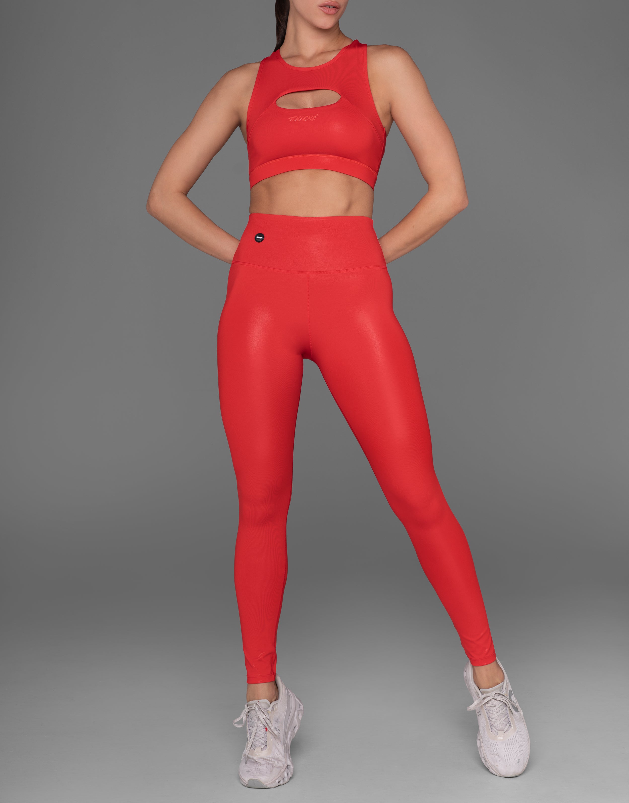 RED SHINE LEGGING