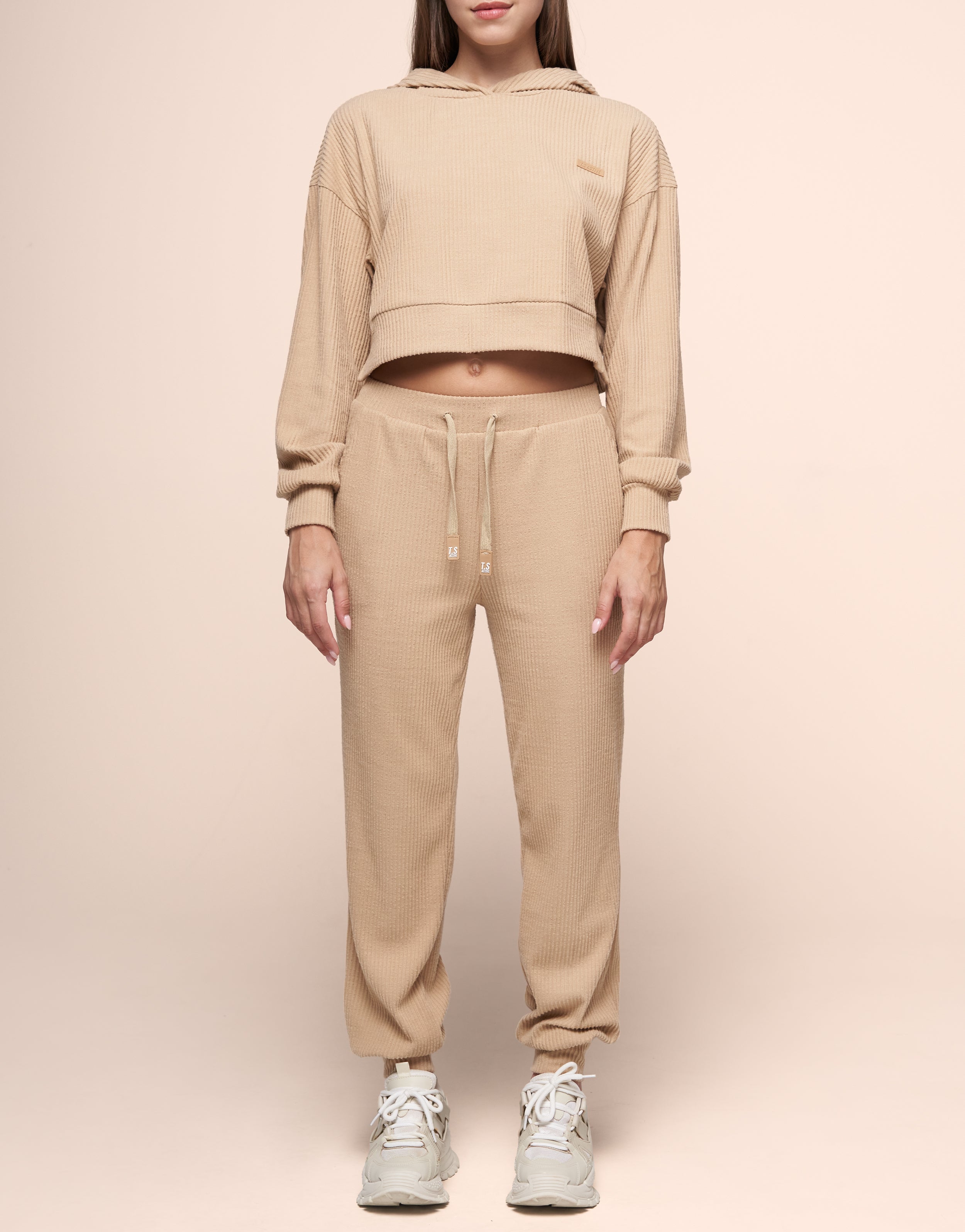 KNIT BROWN JOGGER