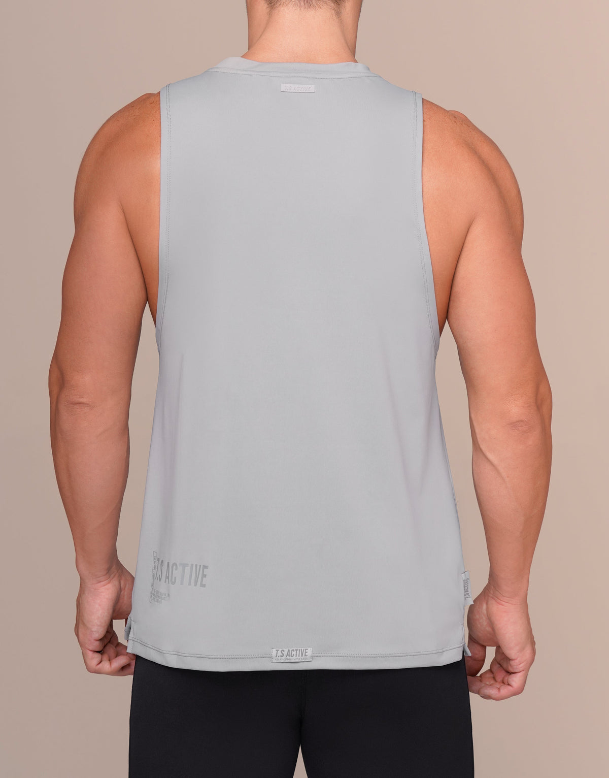 MUSCLE GREY TEE