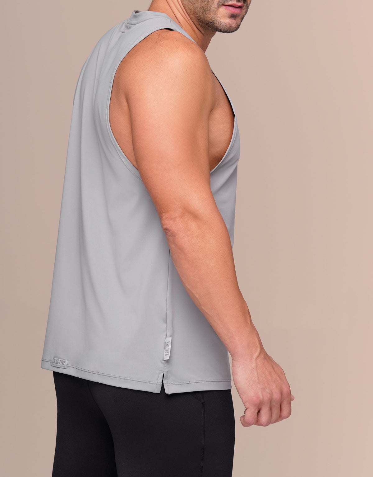 MUSCLE GREY TEE
