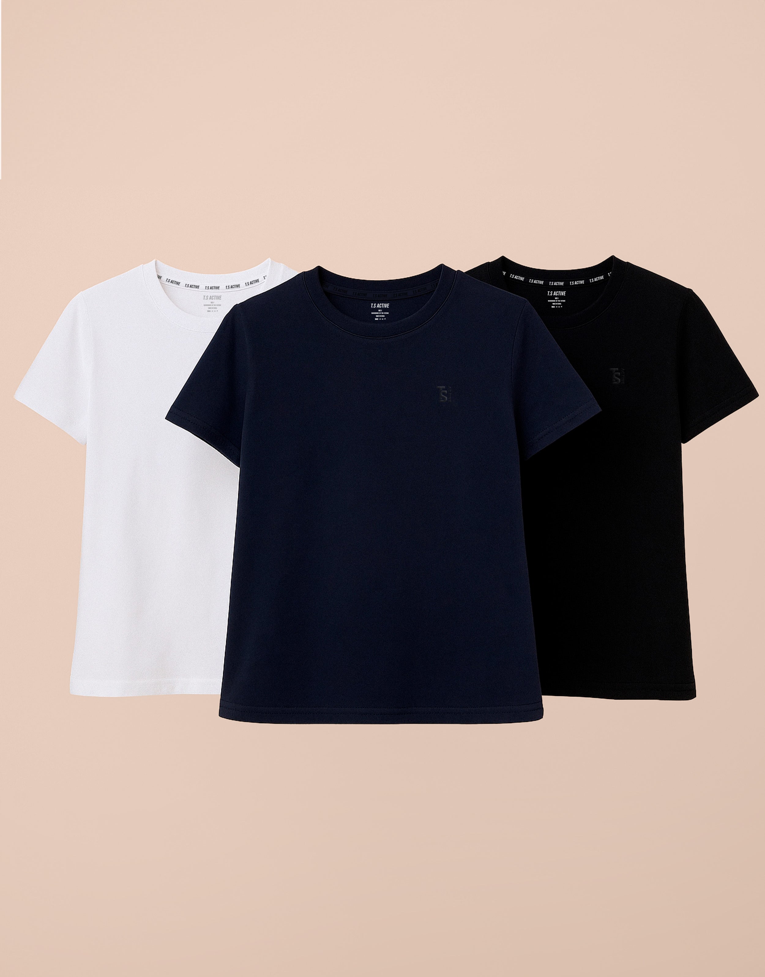 NAVY TEE PACKS X 3