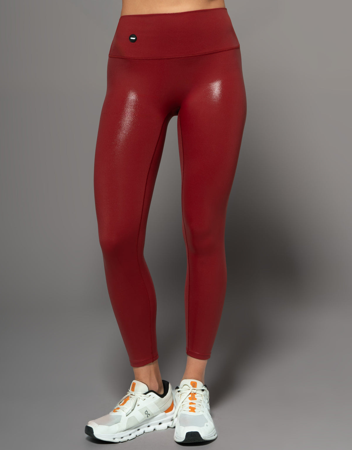 BURGUNDY SHINE LEGGING