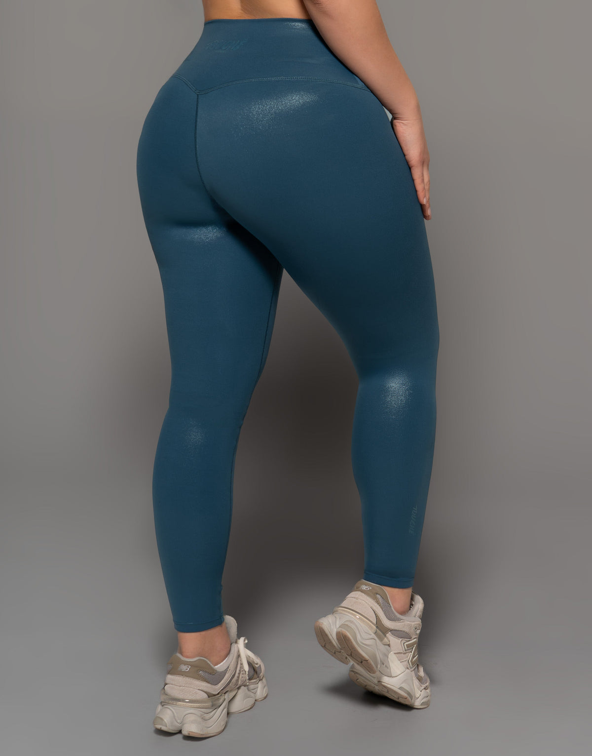 NAVY SHINE LEGGING