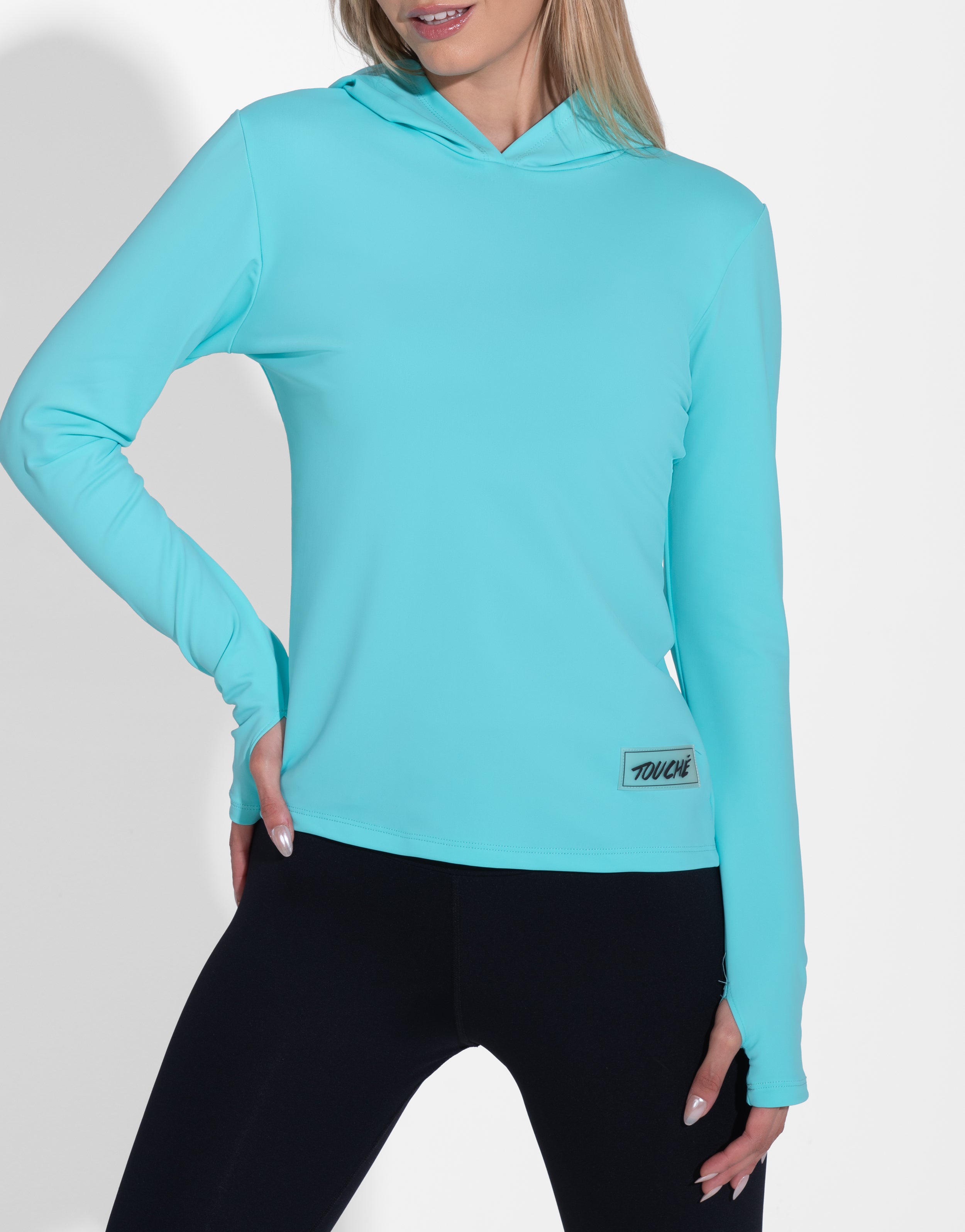 TEAL BASIC HOODIE