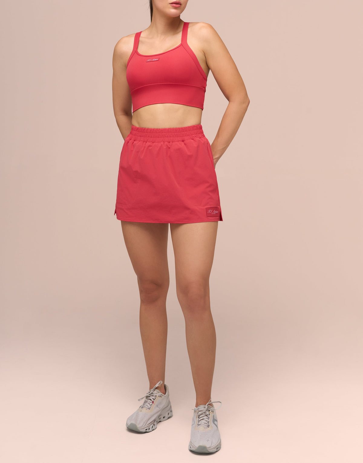SPRING CORAL SKIRT