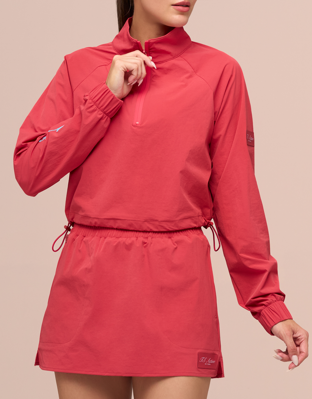 SPRING CORAL HOODIE
