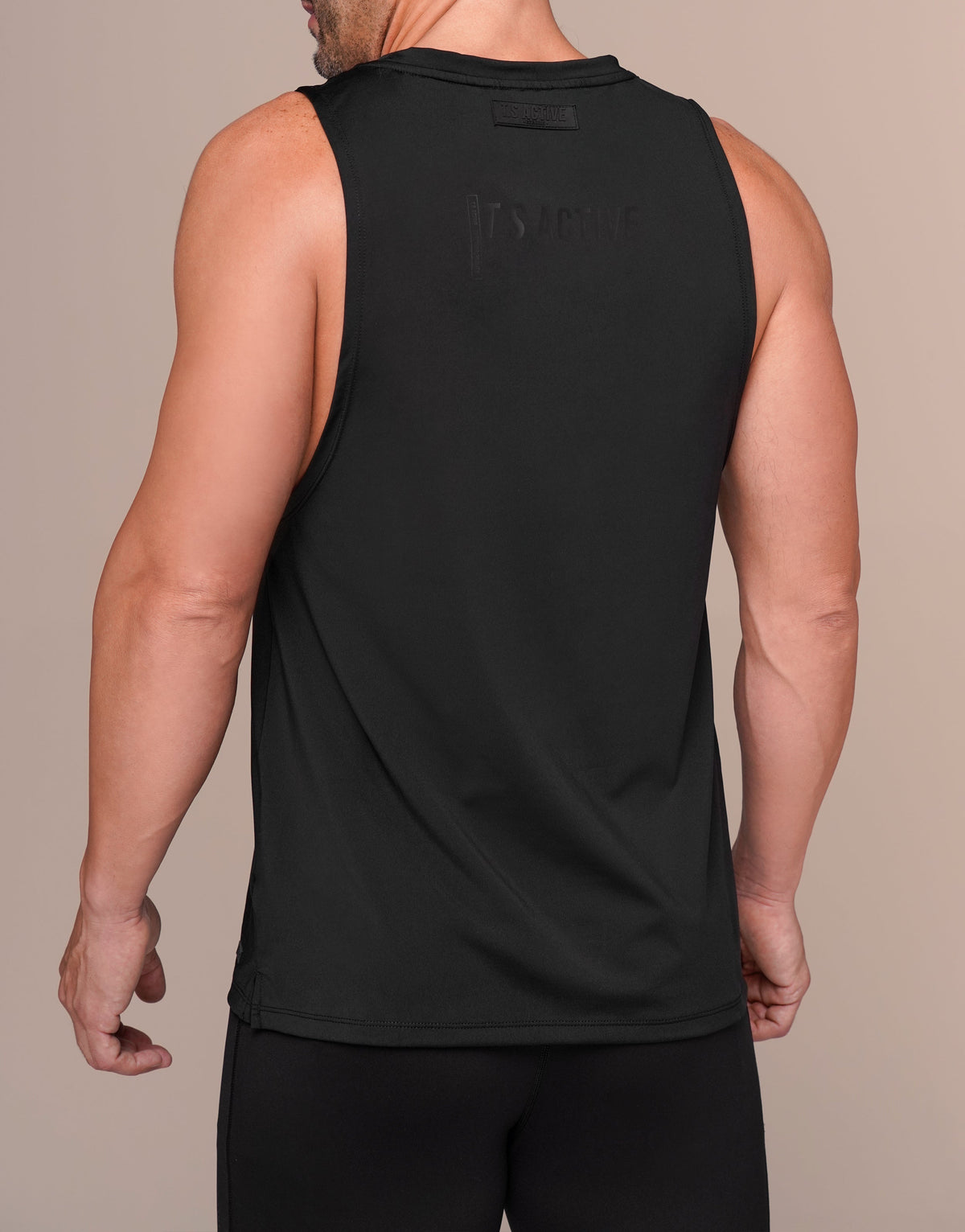 MUSCLE BLACK TEE