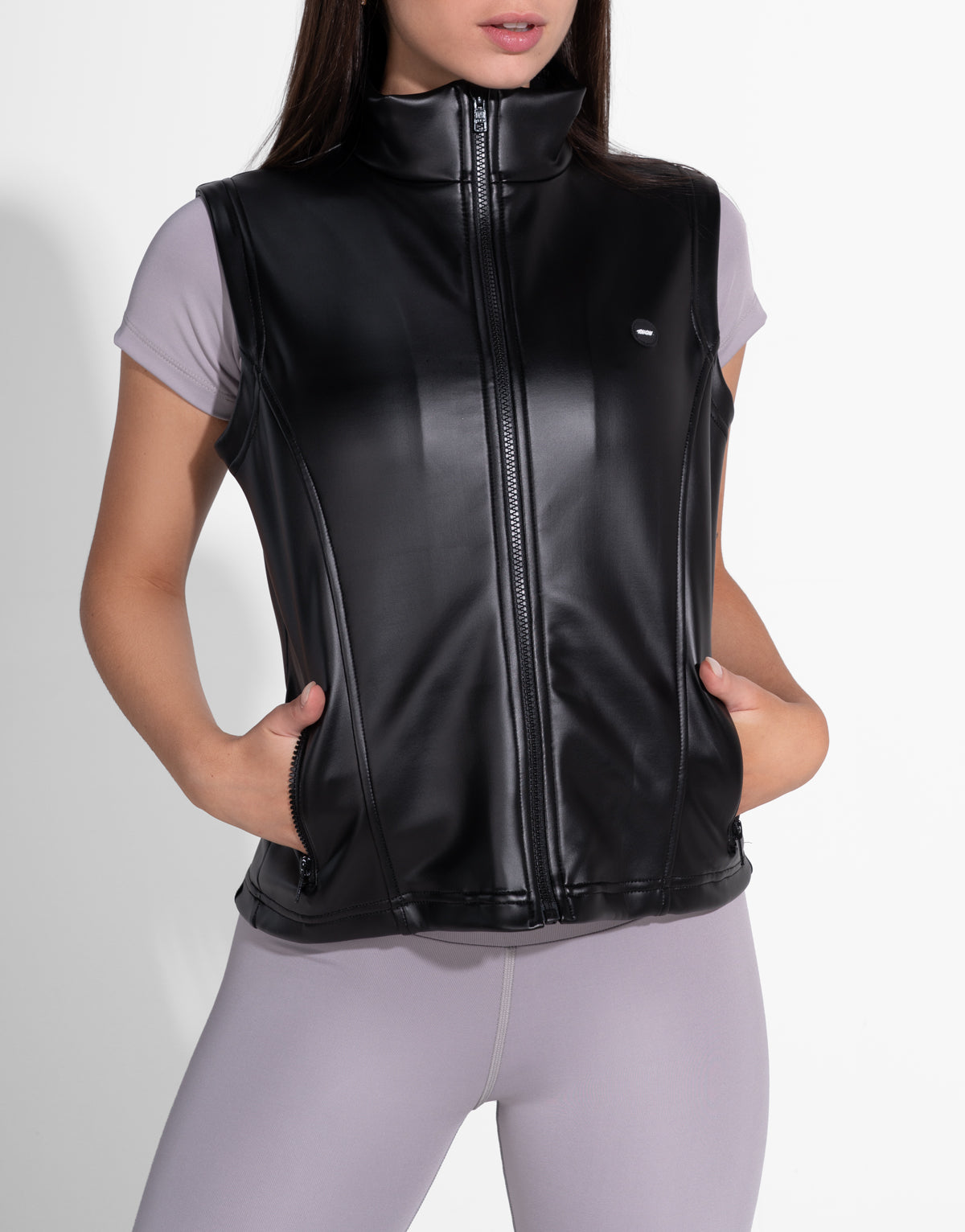 BLACK RUN VEST